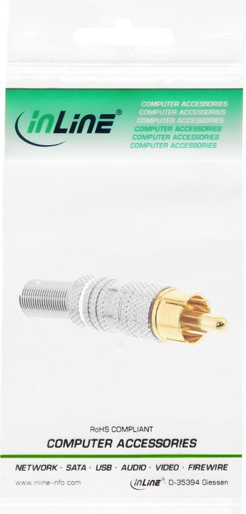Produktbild InLine Cinchstecker Lötversion