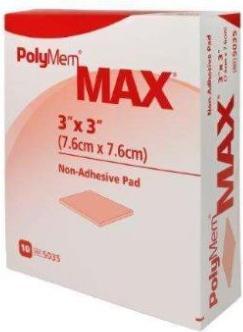 Actual product image PolyMem MAX Superabsorber 7.6x7.6cm Non Adhesive sterile 10 pcs. (10 x)