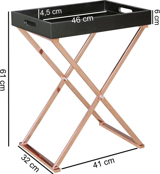 Produktbild Wohnling Tv Tray (48 x 61 x 34 cm)
