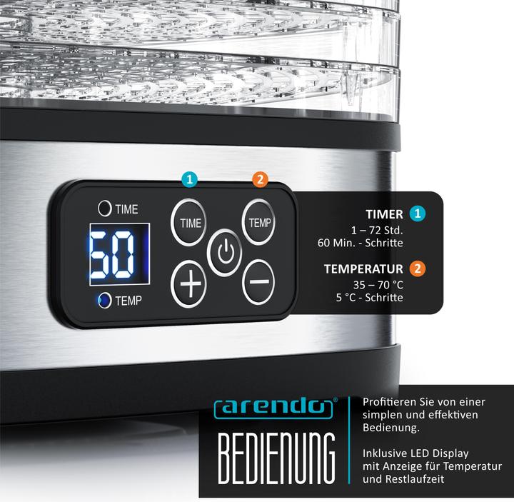 Actual product image Arendo Dehydrator
