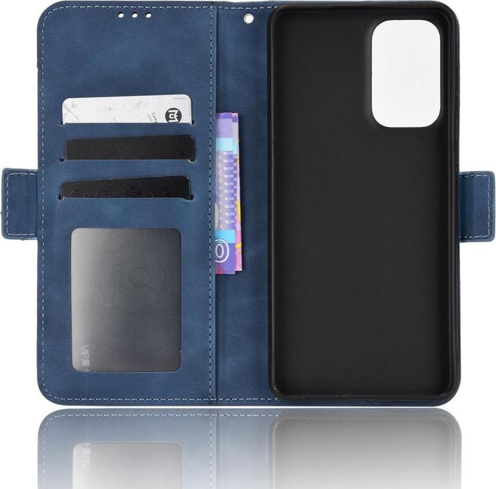 Produktbild Cover-Discount Galaxy A53 5G - Etui mit vielen Kartenfächer dunkelblau (Samsung Galaxy A53 5G)