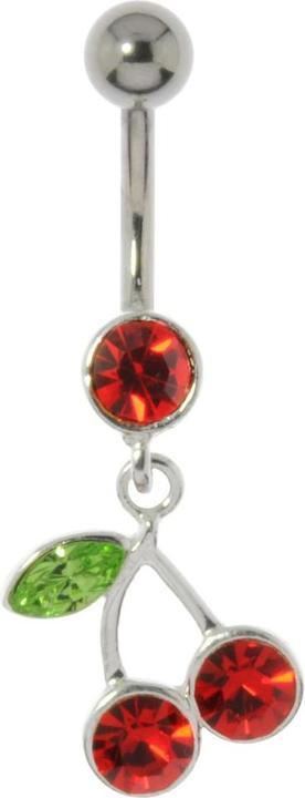 Bijouteria Bauchpiercing (Chirurgenstahl 316L, Kristall, Silber 925)