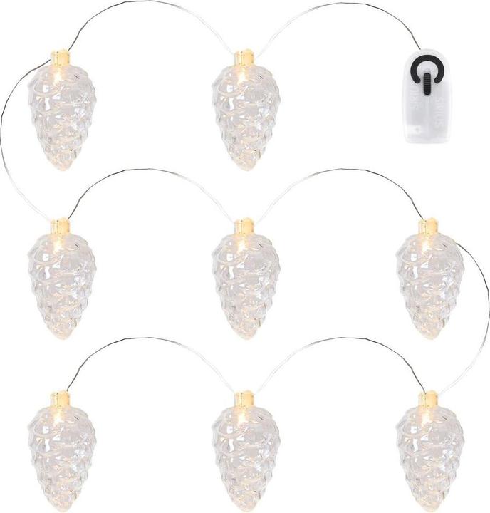 Produktbild Sirius LED-Lichterkette Celina Tannenzapfen, Transparent, 8 LED (1.90 m)