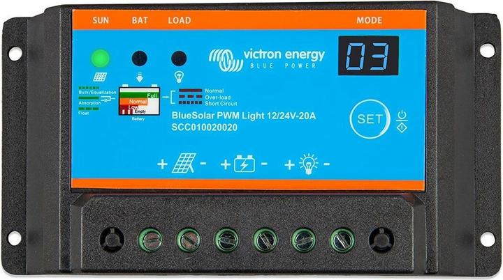 Immagine prodotto Victron Energy BlueSolar PWM-Light 12V 24V 5A Regolatore di carica solare