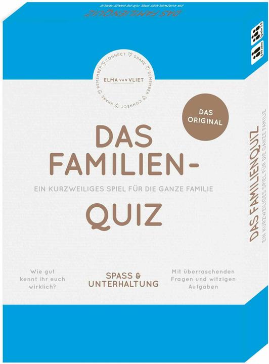 Produktbild Elma van Vliet, Erzähl mal! Das Familienquiz (Deutsch, Elma van Vliet, 2022)