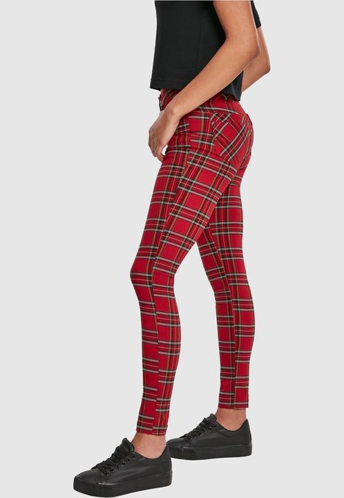 Produktbild Urban Classics Ladies Skinny Tartan Pants (28)
