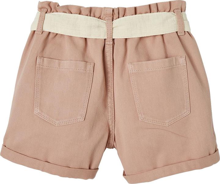 Produktbild Vertbaudet Mädchen Paperbag-Shorts mit Stoffgürtel (134)