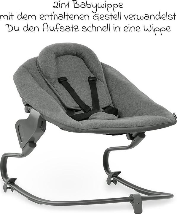 Actual product image Hauck Highchairs Alpha Plus Nature XXL Newborn Set - Highchair + 2in1 (Highchair)