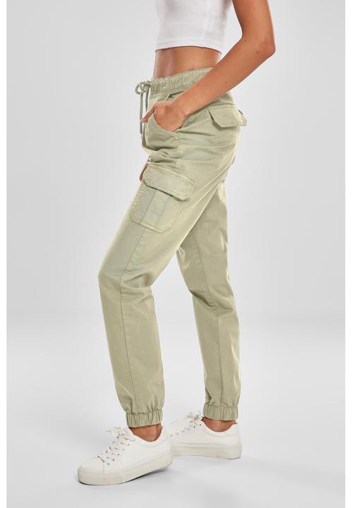 Actual product image Urban Classics Ladies High Waist Cargo Jogging Pants (XL)