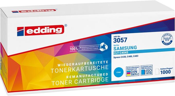 Produktbild Edding Toner ersetzt CLT-C404S - - 1 Seiten (C)