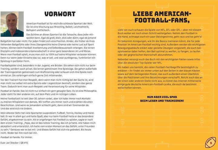 Produktbild American Football - Trainiere wie die NFL-Profis (Deutsch, Schwager & Steinlein Verlag, Hendrik Kranenberg, Sabine Janatschek, Nicole Lindenroth, Jan Stecker, 2024)
