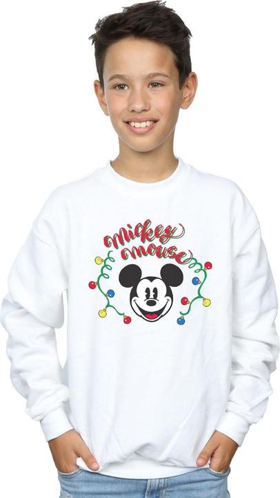 Produktbild Disney Mickey Mouse Christmas Light Bulbs Sweatshirt Jungen (152, 158)