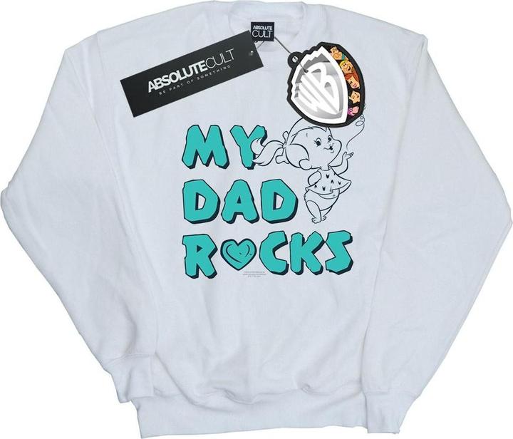 The Flintstones Pebbles My Dad Rocks Sweatshirt