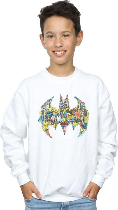 Immagine prodotto Batman Batgirl Logo Collage Felpa Ragazzi (128)