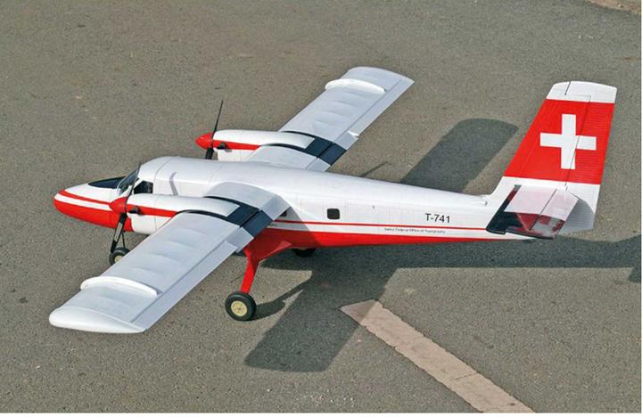 Image du produit Vq Models twin otter arf bimoteur "swiss" également disponible en hydravion en option