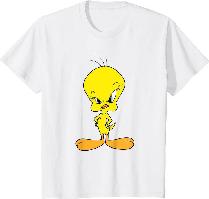 Immagine prodotto Looney Tunes Maglietta in cotone per ragazzi Angry Tweety (140, 146)