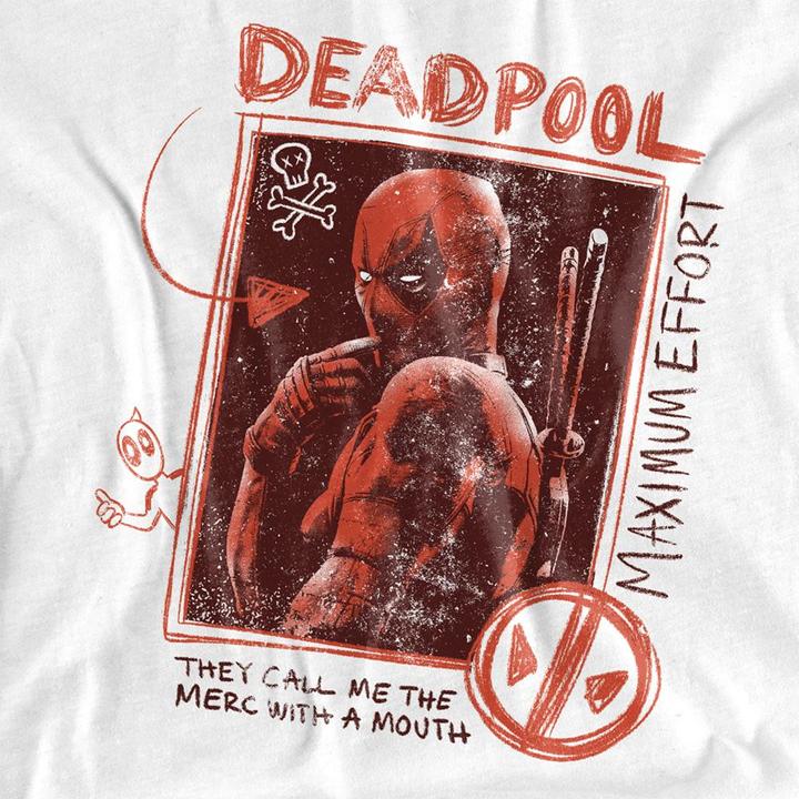 Immagine prodotto Deadpool & Wolverine Maximum Effort Maglietta Deadpool Adulto Unisex (L)