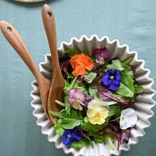 Actual product image Esmée 2-teiliges Salatbesteck aus Akazienholz, 26 x 7 cm (Salad servers)