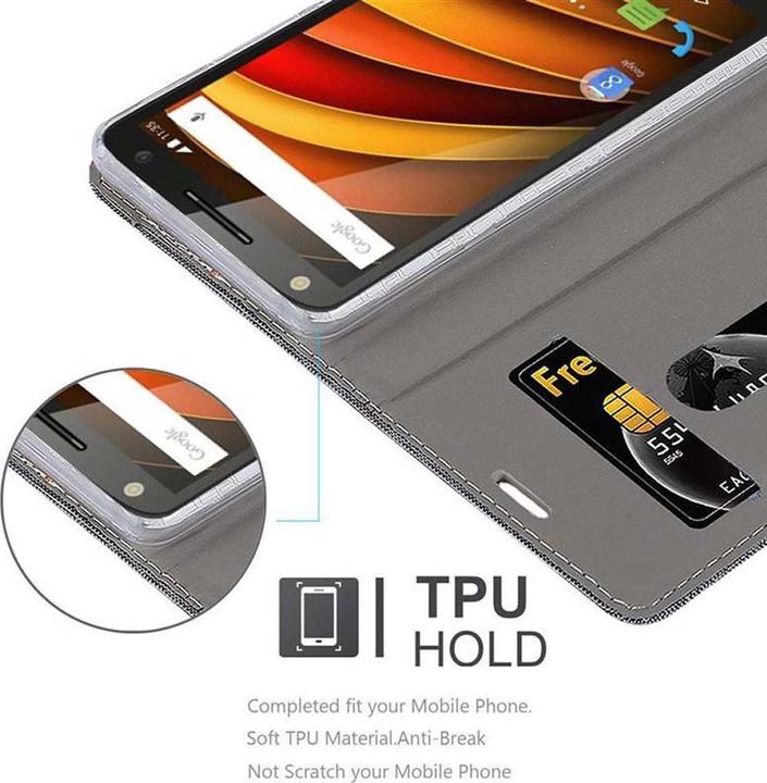Actual product image Cadorabo Book Jeans Optics Cover (Motorola Moto X3)