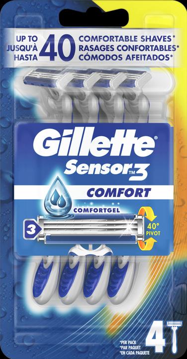 Produktbild Gillette Sensor3 Einwegrasierer x4 (4 x)