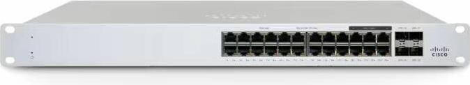 Cisco Meraki Switch MS130-24 28 Port, SFP Connectors: 4, Mounting (24 ports)