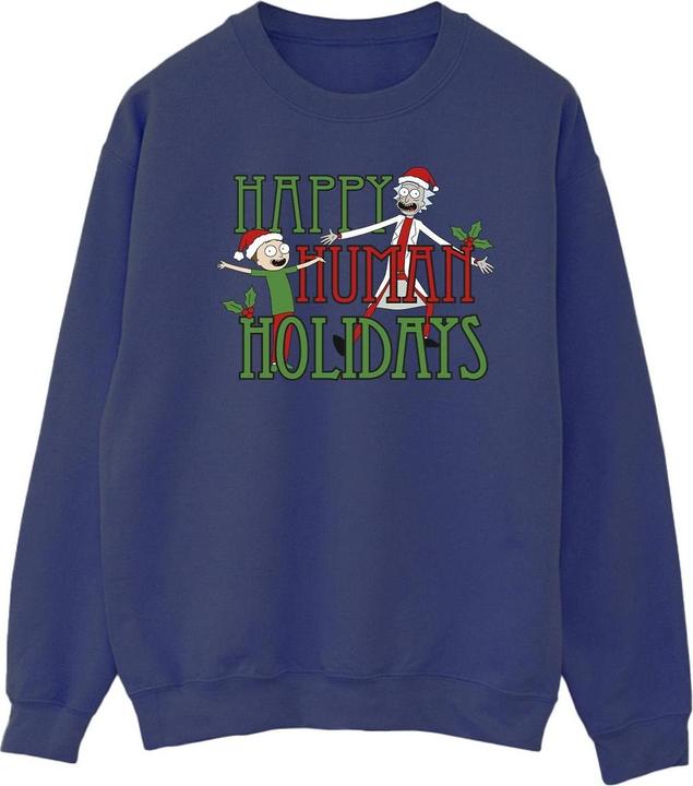 Produktbild Rick And Morty Happy Human Holidays Sweatshirt (XL)