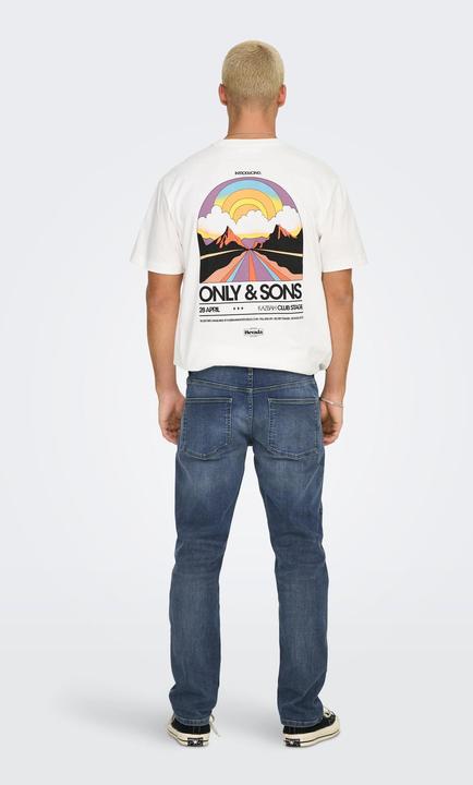 Actual product image Only & Sons ONSWEFT Mittlere Taille Normal geschnitten Jeans Slim Fit Jeans (34)