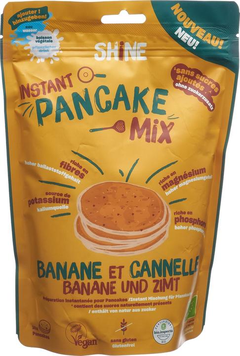 Image du produit Shine Instant Pancake Mix Banane & Cannelle BIO (300 g)