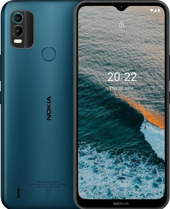 Actual product image Nokia C21 Plus (32 GB, Dark cyan, 6.50", Hybrid Dual SIM, 13 Mpx, 4G)
