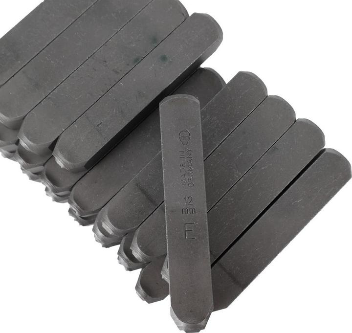 Produktbild Dönges Handschlagstempelsatz spitz, 27-teilig, A - Z, Schrifthöhe 5 mm