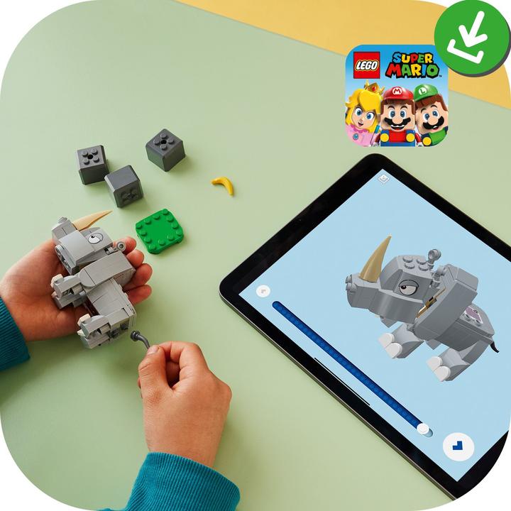 Produktbild LEGO Rambi das Rhino - Erweiterungsset (71420, LEGO Super Mario)