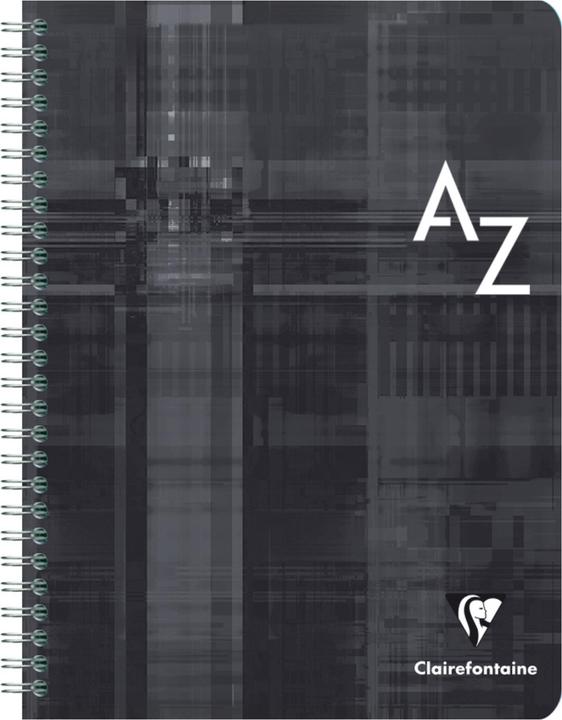 Immagine prodotto Clairefontaine Quaderno a spirale con indice A -Z (17 x 22 cm, Quadretti)