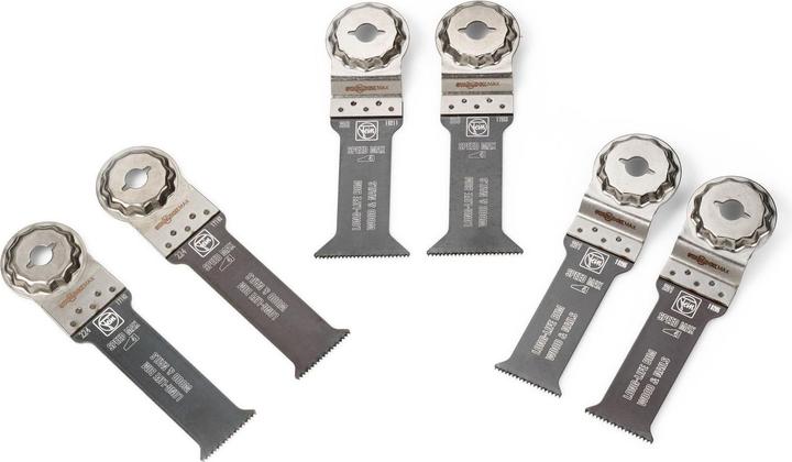 Fein Plunge cut saw blade Best of E-Cut wood & metal, 6-piece