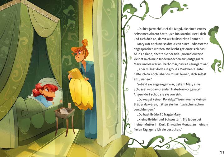 Actual product image Der geheime Garten (Illustrierte Kinderbuchklassiker) (German, White Star Kids, Domenico Russo, Sabine Werner, 2024)