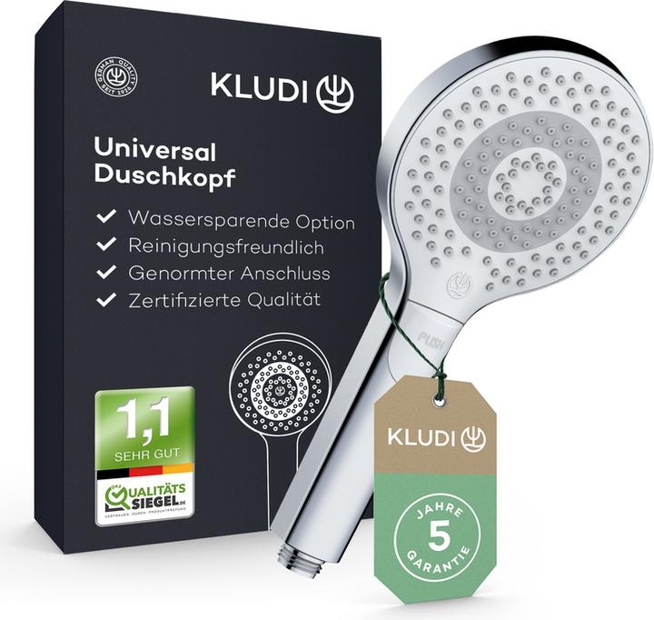 Kludi X3 Duschkopf (3 Strahlarten, 15 l/min)