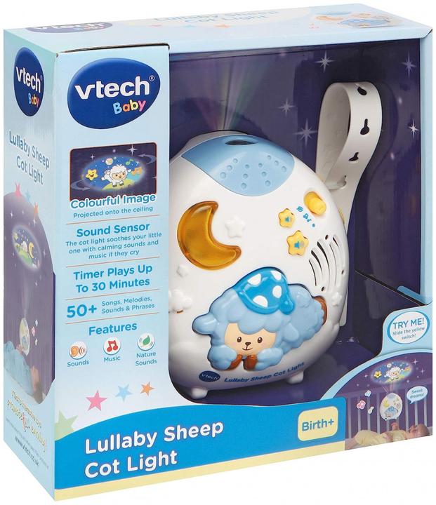 Productafbeelding VTech 508703 Baby wiegprojector met 50+ melodietjes (Engelse versie) 3+ maanden (Engels)