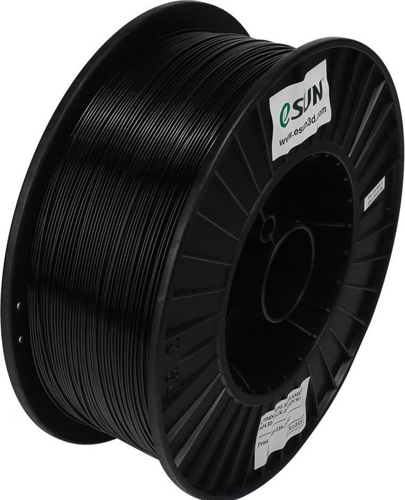 Produktbild eSUN PETG 1,75mm SOLID BLACK 2,5kg (PETG, 1.75 mm, 2500 g, Schwarz)