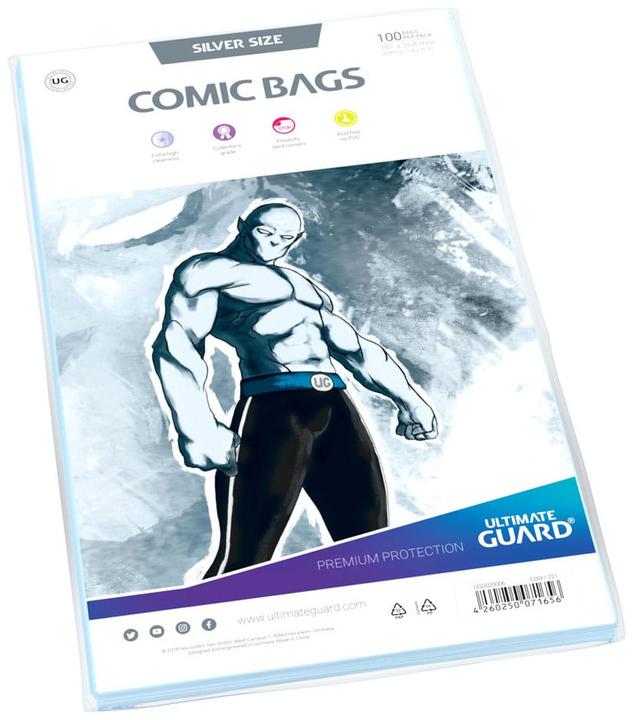 Immagine prodotto Ultimate Guard Sacchetti per fumetti formato argento (100)
