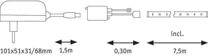 Actual product image Paulmann SimpLED (RGB, 1000 cm, Indoor)