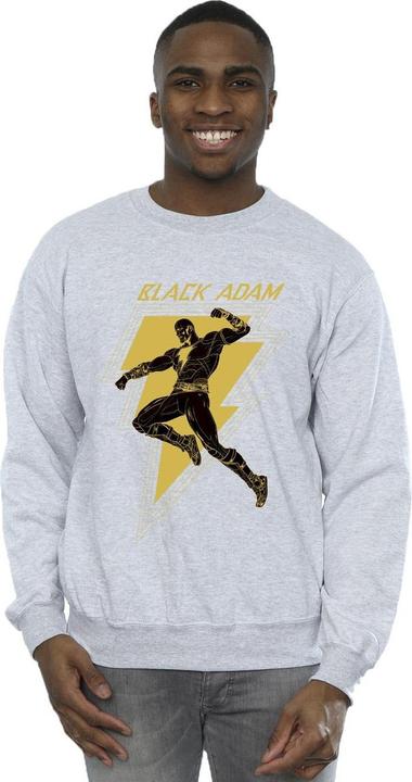 Immagine prodotto Felpa uomo nera Adam Golden Bolt in cotone (XXL)