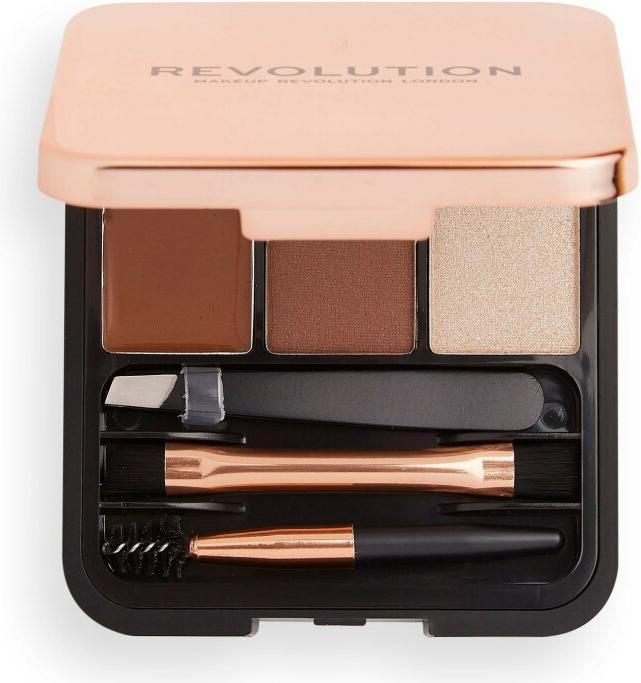 Image du produit Makeup Revolution Kit de sculpture des sourcils (Medium Brown)