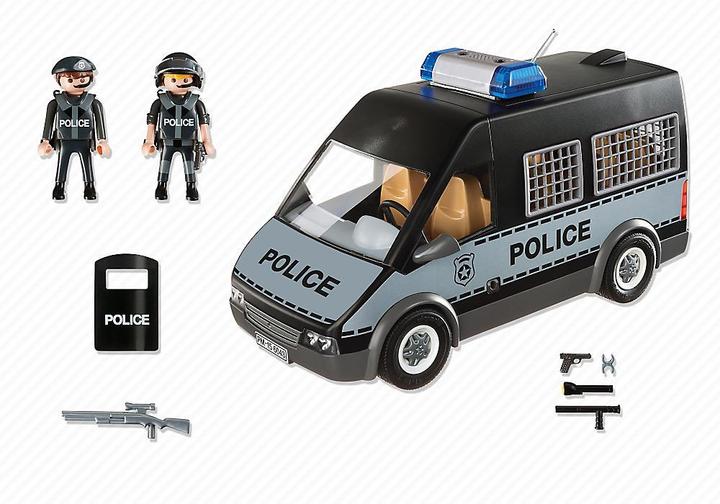 Immagine prodotto Playmobil Auto di pattuglia della polizia con luci e suoni (6043, Playmobil Città d'azione)