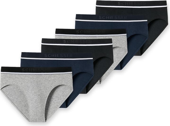 Grau, Schwarz, Blau