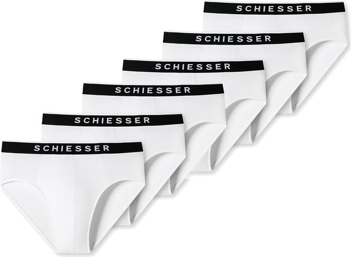 Actual product image Schiesser Pack of 6 95/5 Organic Cotton Rio Briefs / Underpants (XXL, pack of 6)