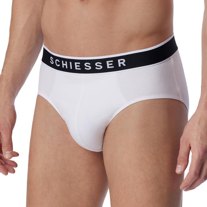 Actual product image Schiesser Pack of 6 95/5 Organic Cotton Rio Briefs / Underpants (XXL, pack of 6)