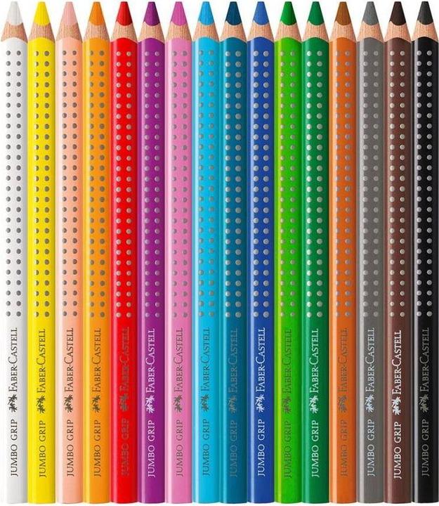 Immagine prodotto Faber-Castell impugnatura jumbo (Multicolore, 16 x)