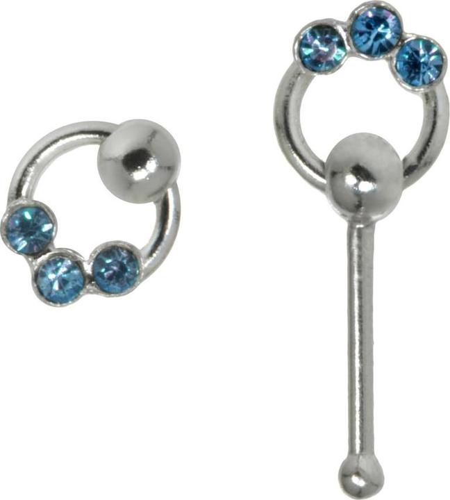 Immagine prodotto Bijouteria Piercing per naso (Vetro (di orologio), Argento 925)