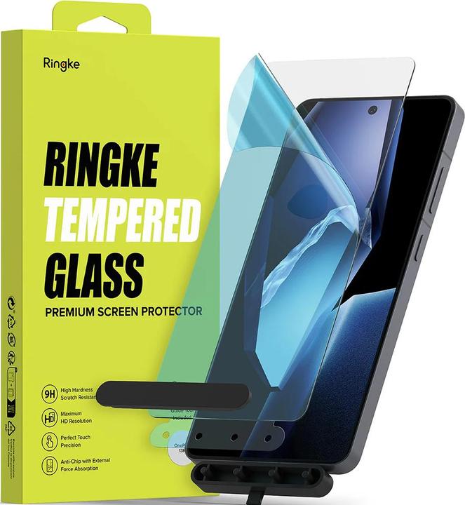 Actual product image Ringke - Tempered Glass - OnePlus 13R - Clear (1 Piece, OnePlus 13R)