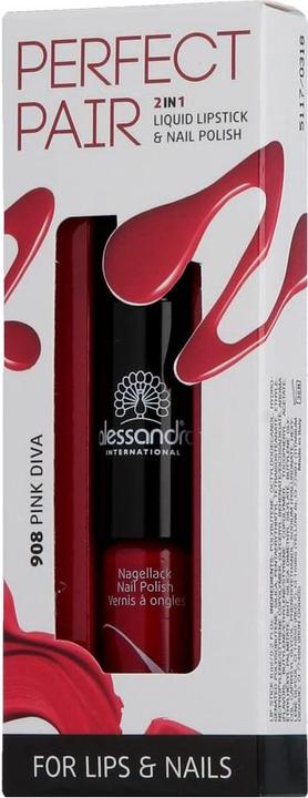 Produktbild Alessandro Perfect Pair - Lip & Nail Pink Diva (pink diva)