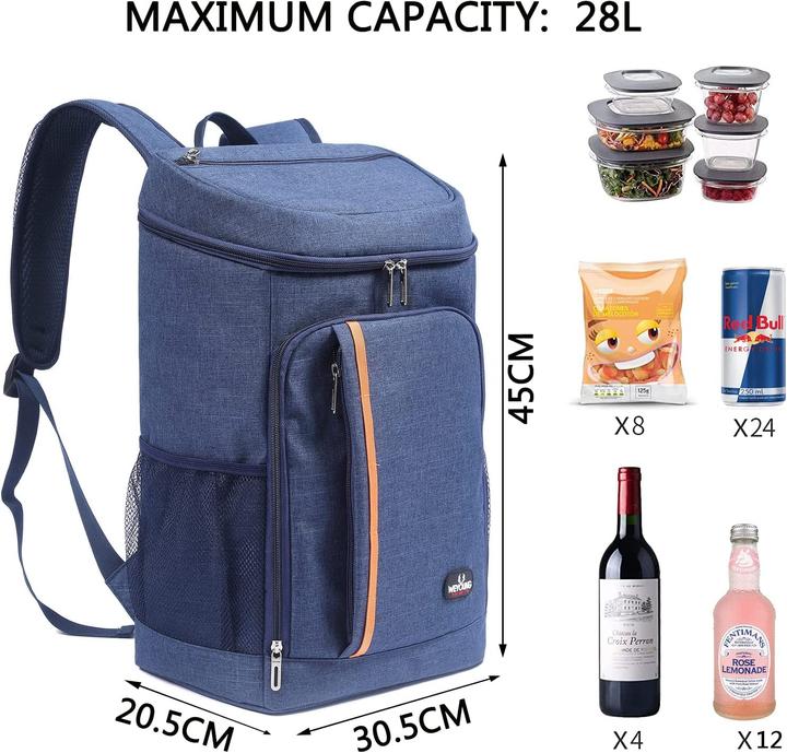 Actual product image Mcxkj Cooling Backpack 28L, Blue (28 l)